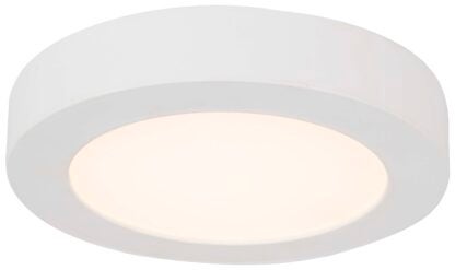 Boston Harbor CL040A WH Ceiling Light Fixture, 0.08 A, 120 V, 10 W, LED Lamp, 550 Lumens, 3000 K Color Temp