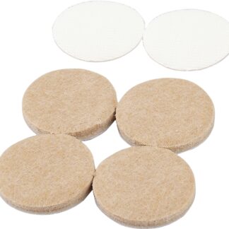 Shepherd Hardware FeltGard Series 9892 Super Stick Pad, Round, 1-1/2 in, Felt, Beige