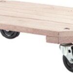 Shepherd Hardware 9854 Furniture Dolly, 360 lb, Solid Wood Platform