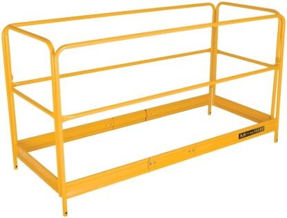 METALTECH Jobsite Series I-CISGRJP Guardrail System, Steel, Powder-Coated