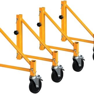 METALTECH Jobsite Series I-CISO4 Outrigger Set, Steel, Powder-Coated