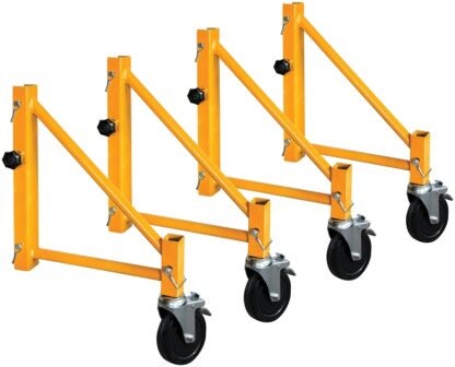 METALTECH Jobsite Series I-CISO4 Outrigger Set, Steel, Powder-Coated