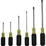 Vulcan SD-SET-PVC Screwdriver, 6-Piece, Yellow (Handle)