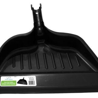 Simple Spaces 2033 Snap-On Dustpan, 12.75 in L, 14.75 in W, Recycle Polypropylene, Gray, Rubber Lip Sells in Quantity of 6