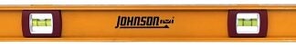 Johnson 1233-4800 I-Beam Level, 48 in L, 4-Vial, Non-Magnetic, Aluminum