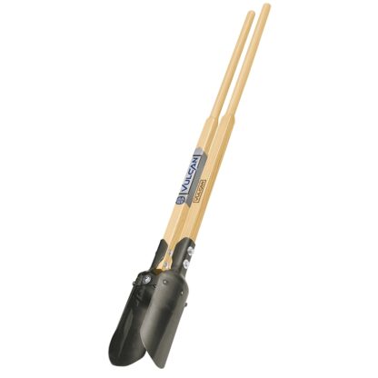 Vulcan 34559 Post Hole Digger, Steel Blade, Wood Handle