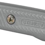 STANLEY 10-299 Utility Knife, 2-7/16 in L Blade, 3 in W Blade, HCS Blade, Contour-Grip Handle, Gray Handle