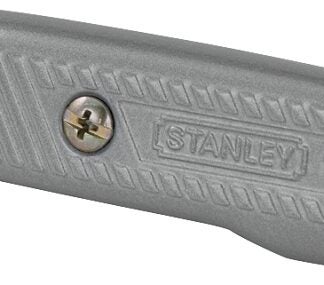 STANLEY 10-299 Utility Knife, 2-7/16 in L Blade, 3 in W Blade, HCS Blade, Contour-Grip Handle, Gray Handle