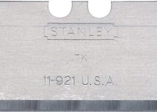 STANLEY 11-921 Utility Blade, 2-7/16 in L, HCS, 2-Point