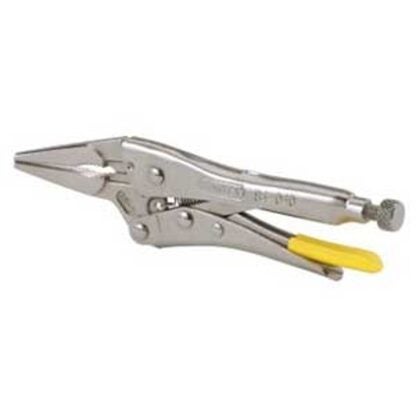 STANLEY 84-812 Locking Plier, 6-3/8 in OAL, 1-47/64 in L Jaw