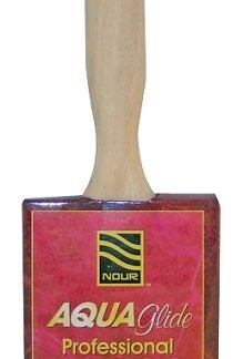 Nour 1851-63N Paint Brush, 2-1/2 in W, Angle Brush, 3 in L Bristle, Nylon Bristle, Sash Handle