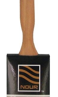 Nour 1881-50NT Paint Brush, 2 in W, Angle Brush, Nylon/Polyester Bristle, Sash Handle