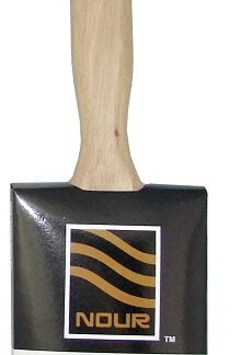 Nour 1881-63NT Paint Brush, 1-1/2 in W, Angle Brush, Nylon/Polyester Bristle, Sash Handle