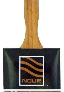 Nour 1881-75NT Paint Brush, 3 in W, Angle Brush, Nylon/Polyester Bristle, Sash Handle