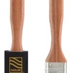 Nour 3881-25N Paint Brush, 1 in W, Angle Brush, 2-1/4 in L Bristle, Nylon/Polyester Bristle, Sash Handle