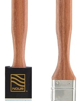 Nour 3881-25N Paint Brush, 1 in W, Angle Brush, 2-1/4 in L Bristle, Nylon/Polyester Bristle, Sash Handle