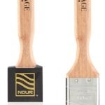 Nour 3881-37N Paint Brush, 1-1/2 in W, Angle Brush, 2-1/2 in L Bristle, Nylon/Polyester Bristle, Sash Handle