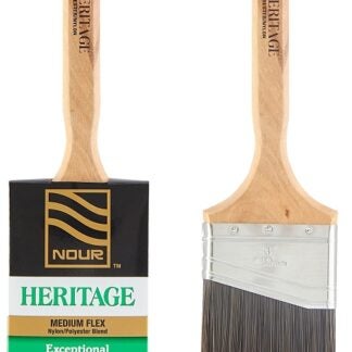 Nour 3881-75N Paint Brush, 3 in W, Angle Brush, 3-1/4 in L Bristle, Nylon/Polyester Bristle, Sash Handle