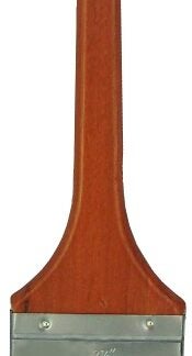 Nour 1333-63TBM Paint Brush, 2-1/2 in W, Angle Brush, Polyester Bristle, Rat Tail Handle