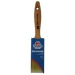 Nour 1230-37TBM Paint Brush, 1-1/2 in W, Straight Sash, Wall Brush, Polyester Bristle, Beavertail Handle