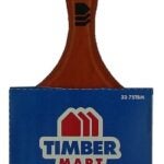 Nour 33-75TBM Paint Brush, 3 in W, Straight Sash Brush, Thin Beavertail Handle