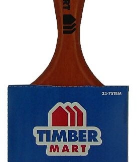 Nour 33-75TBM Paint Brush, 3 in W, Straight Sash Brush, Thin Beavertail Handle