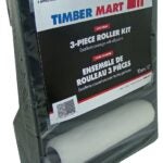 Timbermart Z SR9N310TBM Lint-Free Paint Roller Set, Fabric, 3-Piece