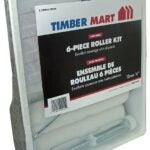 Timbermart Z SR9N610TBM Lint-Free Paint Roller Set, Fabric, 6-Piece