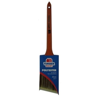 Nour 1333-50TBM Paint Brush, 2 in W, Angle Brush, Polyester Bristle, Rat Tail Handle