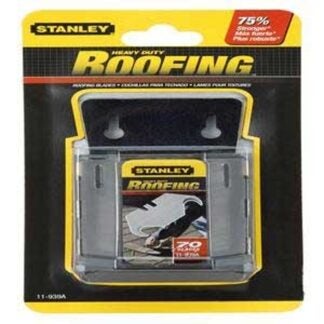 STANLEY 11-939A Utility Blade, 1-7/8 in L, HCS, 2-Point, 70/PK