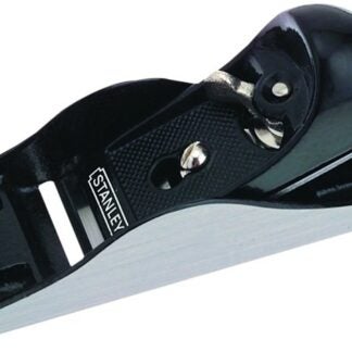 STANLEY 12-220 Adjustable Block Plane, 1-5/8 in W Blade, Iron Body, Gray