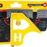 STANLEY 46-131 Combination Square, 1 in W Blade, 16 in L Blade, SAE Graduation, Stainless Steel Blade