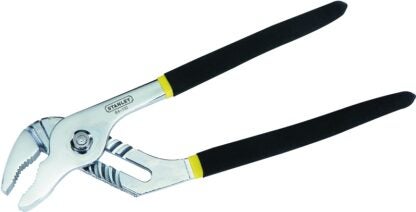 STANLEY 84-110 Joint Plier, 10-1/4 in OAL, 2 in Jaw Opening, Black/Gray Handle, Cushion-Grip Handle