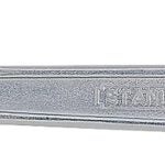 STANLEY 87-369 Adjustable Wrench, 8 in OAL, 1-1/20 in Jaw, Steel, Chrome