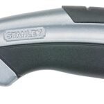 STANLEY 10-788 Utility Knife, 2-7/16 in L Blade, 3 in W Blade, Carbon Steel Blade, Ergonomic Handle, Black/Gray Handle