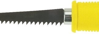 STANLEY 15-556 Wallboard Saw, 6 in L Blade, Steel Blade, 8 TPI, Ergonomical, Cushion Grip Handle, Plastic/Rubber Handle