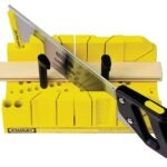 STANLEY 20-600 Clamping Mitre Box, 14 in W Cutting, 45/90 deg, 45 deg Face Angle, 22.5 deg Octagonal Cutting Slot