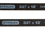 STANLEY 15-922A Hacksaw Blade, 1/2 in W, 12 in L, 32 TPI, HCS Cutting Edge