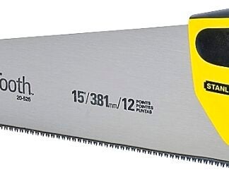 STANLEY 20-526 Handsaw, 15 in L Blade, 11 TPI, Ergonomic Handle, Plastic/Rubber Handle