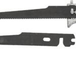 STANLEY 4-Way Series 15-275 Keyhole Saw, 7 in L Blade, 9 and 24 TPI, Steel Blade, Pistol-Grip Handle