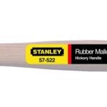 STANLEY 57-522 Mallet, 18 oz Head, Rubber Head, 13-1/2 in OAL