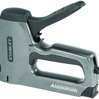 STANLEY SharpShooter Series TR250 Staple/Brad Nail Gun, 20 Magazine, 27/64 in W Crown, 1/4 to 9/16 in L Leg, Black/Gray