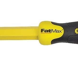 STANLEY 16-329 Concrete Chisel, 3/4 in W Blade, 12 in OAL, Chrome Vanadium Steel Blade, Rubber Handle