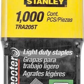 STANLEY TRA205T Wide Crown Staple, 29/64 in W Crown, 5/16 in L Leg, Galvanized