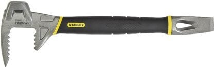 STANLEY 55-119 Utility Bar, 15 in L, Beveled Tip, 1 in Chisel Blade Width Tip, Steel, 1 in Dia, 5 in W