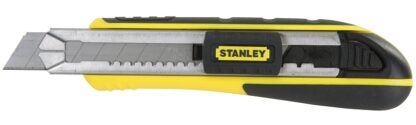 FATMAX 10-481 Utility Knife, 18 in W Blade, Steel Blade, Black/Yellow Handle