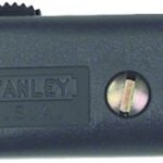 STANLEY 10-175 Utility Knife, 2-7/16 in L Blade, 3 in W Blade, HCS Blade, Straight Handle, Gray Handle