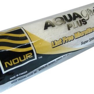 Nour Z 9MF15 Roller Cover Refill, 15 mm Thick Nap, 240 mm L, Microfiber Cloth Cover