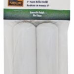 Nour Z 4U10-2 Roller Refill, 3/8 in Thick Nap, 4 in L, Foam Cover