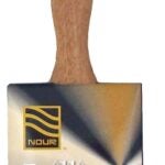 Nour 1331-63N Paint Brush, Angle Brush, 2-1/2 in L Bristle, Polyester/SRT Bristle, Sash Handle